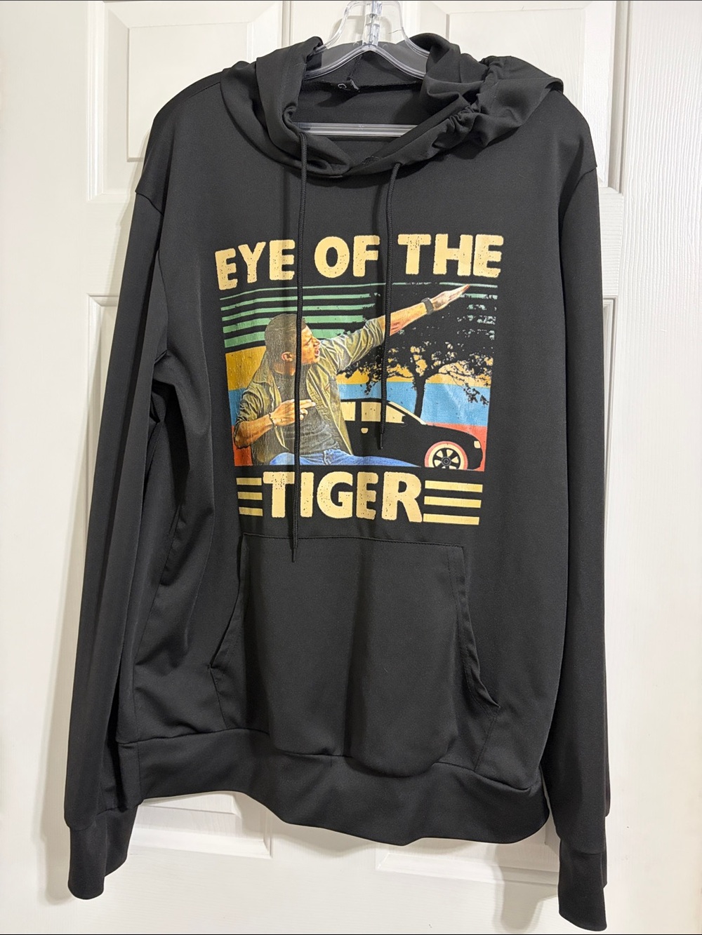 Supernatural Retro Eye of the Tiger Black Graphic Hoodie Sweatshirt